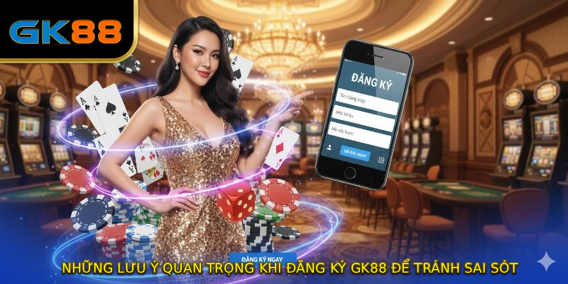 Những lưu ý quan trọng khi ĐĂNG KÝ GK88 để tránh sai sót